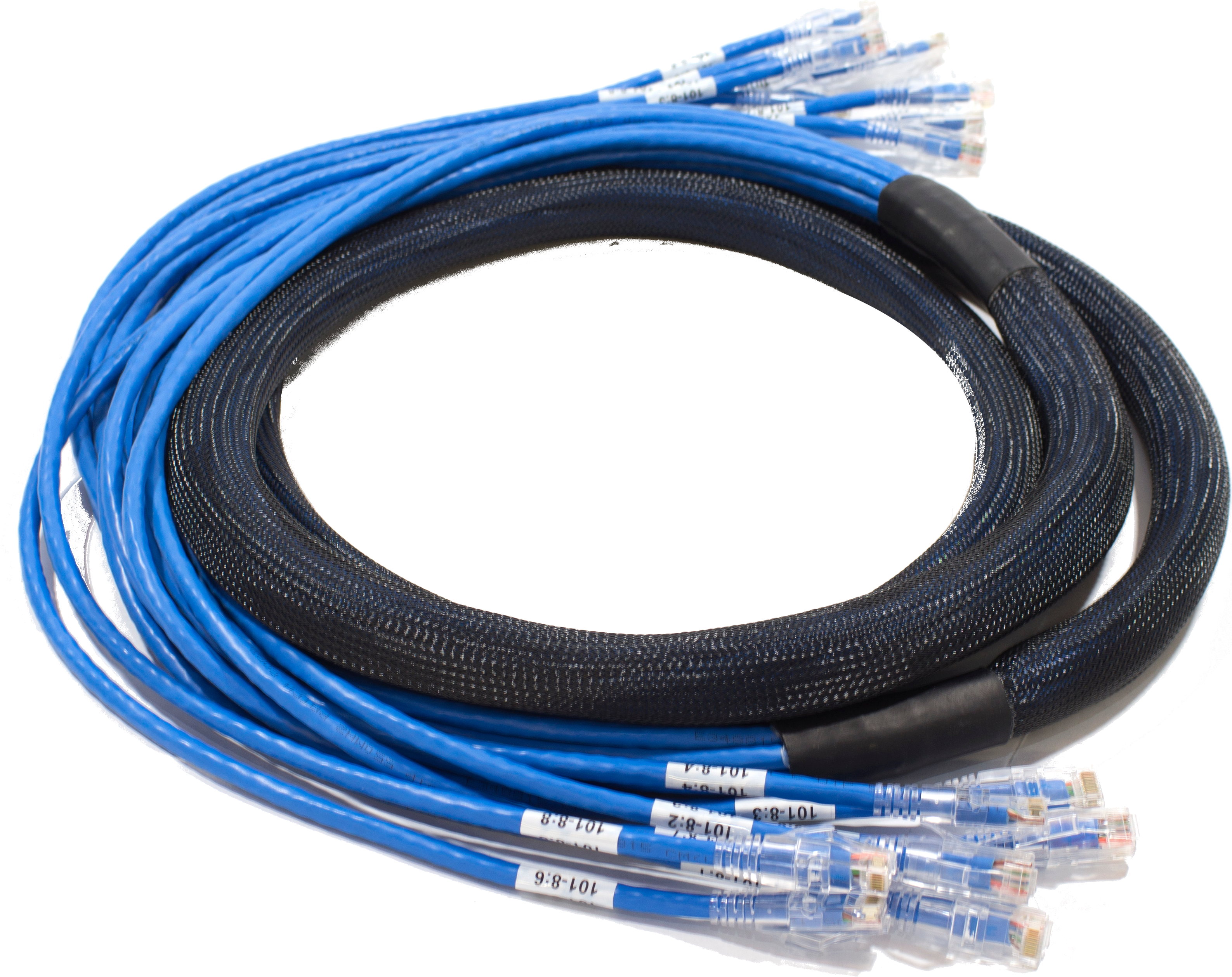 Custom cable bundles for organized deployments